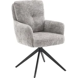 Esszimmerstuhl HOME AFFAIRE "Valldemossa", grau (grau, schwarz), B:60cm H:92cm T:67cm, Stühle