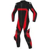 Dainese Gen-Z 1-Teiler Perforierte Kinder Lederkombi, schwarz-rot, Größe S M 158