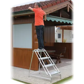 Günzburger Aluminium Arbeitspodest 3 Stufen 50054