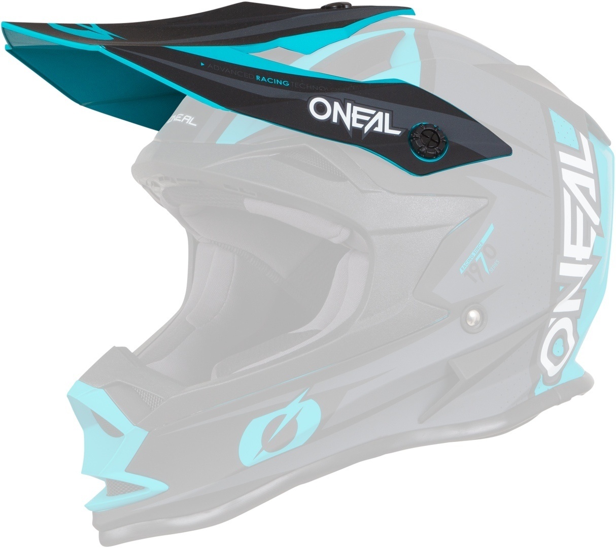 Oneal 7Series Strain Helm Shield, groen, Eén maat