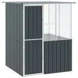 vidaXL Vogelkäfig Anthrazit 215x78x200 cm Verzinkter Stahl