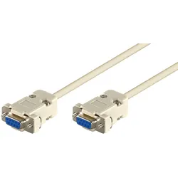 MicroConnect Nullmodemkabel - DB-9 (W) zu DB-9 (W)