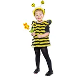 Festartikel Müller Karneval Kinder Kostüm Bienchen Biene Bienenkostüm Größe 116/128