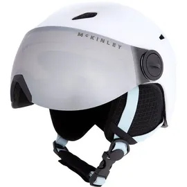 Mc Kinley McKinley Kinder Pulse S2 Visor HS-020 Skihelm, White/Blue Ice/Rose, S