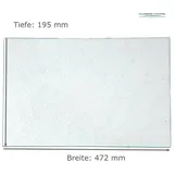 Glaserei Rohrig Einlegeboden Kühlschrank - Kathedral 4 mm (89,96 EUR/qm) - Viele Maße!