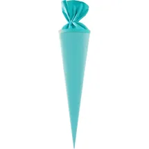 Goldbuch Bastelschultüte 70cm mit farbigem Filzverschluss eisblau - Blau