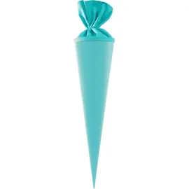 Goldbuch Bastelschultüte 70cm mit farbigem Filzverschluss eisblau - Blau