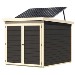 Karibu Fahrradgarage 3 Stellplätze mit Solaranlage