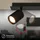 Briloner Deckenlampe 2-flammig schwenkbar 32 x 7 x 9 cm Schwarz