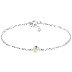 Elli Kinder Kugel Bead Kristalle 925 Silber Armbänder & Armreife   Damen 