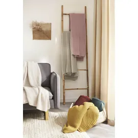 Primera Strick Kuscheldecke 130 x 170 cm Beige