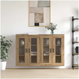 vidaXL Wandmontierte Schränke 2 pcs Artisan-Eiche 69,5 x 34 x 90 cm
