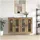 vidaXL Wandmontierte Schränke 2 pcs Artisan-Eiche 69,5 x 34 x 90 cm