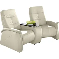 exxpo - sofa fashion Couch Kunstleder 2-Sitzer Beige