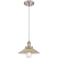 Westinghouse Pendelleuchte Bonnie Nickel / Spiegelglas mit 1 Lampe