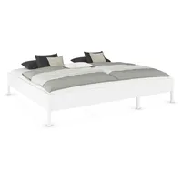 Rauch Möbel Bett Weiß, 240x200 cm Blauer Engel, Goldenes