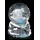 Nemesis Now Nemesis Now, Warriors of Winter, Lisa Parker, Schneekugel mit Wolfsfiguren, 14,5 cm, weiß, Kunstharz und Glas, Einheitsgröße