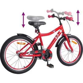 vidaXL Kinderfahrrad 18 Zoll rot