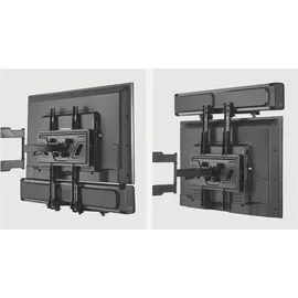 Maclean Brackets Universal Soundbar Halterung bis 15kg Lautsprecherhalterung für die Montage unter oder über TV