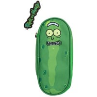 Grupo Erik Erik Stifte Mäppchen Rick & Pickle Rick Stift Etui - Federmäppchen Jungen und Mädchen - Kleines Mäppchen Gurken Rick