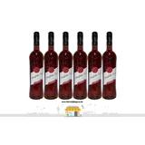 ROTWILD "Dornfelder" Lieblich Rose Wein Jahrgang 2020. 6 x 0,75L alc. 9,5% vol.