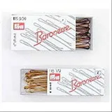 Prym Baronesse Haarklemmen 5 cm braun, 12er-Pack
