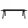 VCM Toronto Gartentisch 100x220cm Nonwood Schwarz