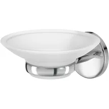 Lenz Flame Seifenhalter Silber/Weiß