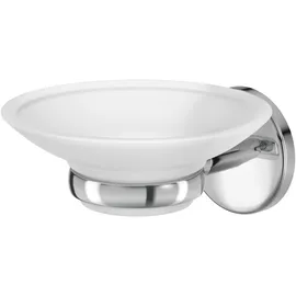Lenz Flame Seifenhalter Silber/Weiß