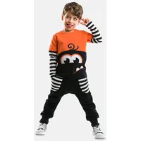 Denokids Trainingsanzug Monster Joe in Orange | Gr.: 128
