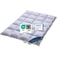 Vitaschlaf „Haute Couture“ W4 - MEDIUM GANZJAHRES-Daunendecke 100% BAIKAL SCHNEEDAUNEN  Germany since1947 135x200 - Weiß