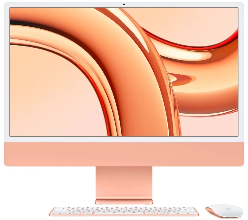 Apple iMac CZ19R-0110000 Orange - 61cm24‘‘ M3 8-Core Chip, 10-Core GPU, 16GB Ram, 512GB SSD