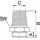 Riegler Sinterbronce-Schalldämpfer, flach, M5 a., SW 8