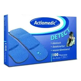 Gramm medical Actiomedic DETECT Pflasterstrips 19 x 72 mm 100 St.