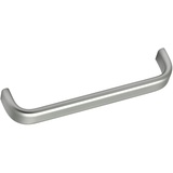 Grimme OBF-Online-Discount 08 8356 47 Grimme Schubladengriff Ansar Möbelgriff, Breite 200mm Schrankgriff Aluminium natur eloxiert, Silber, Lochabstand 192 mm