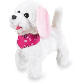 Jamara Trixi RC Plüschhund 22 cm Weiß/Rosa