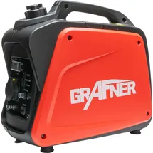 Grafner Stromerzeuger Inverter Genrator 1100 W (1 KW Dauerleistung), Benzinbetrieb 4 Takt, 230V, Invertertechnologie für empfindliche Geräte, lei...