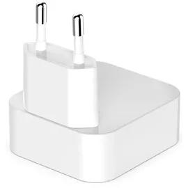 Hama Schnellladegerät GaN 2X USB-C faltbar Weiß