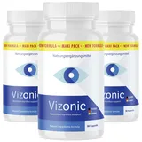 MayProducts Vizonic Kapseln | Natürliche Augenvitamine – Unterstützt deine Sehkraft –90 Kapseln Inhalt 3x