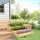 Outsunny Hochbeet 93 x 93 x 35 cm Naturholz