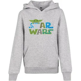 Mister Tee Star Wars Colorful Logo Kapuzenpullover Heather Grey 146-152 cm