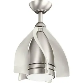 Elstead Lighting Terna 38 cm Deckenventilator Champagner