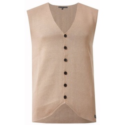 Rusty Neal Strickjacke in dezentem Strickmuster gelb XXL