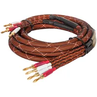 Krüger&Matz Lautsprecherkabel 3.0 Krüger&Matz (Bananenstecker), Schwarz und Rot