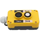 F Fityle Crane Button Switch Lifting, Hebebühne Drucktaster 2-Taster, Crane Kettenzug Push Control Button, Switch Heben Anhänger Controller, Kranzug Steuerung Notaus für Kran Hebezeug Anhänger