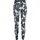 URBAN CLASSICS Ladies Tie Dye Leggings Schwarz M