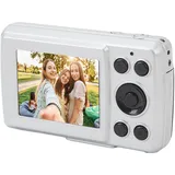 Jiawu High Definition Tragbare Kamera 16x Zoom 1080p Video für Soziale Zusammenkünfte, Ultra -Clear -Bilder (Silbergrau)