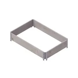 upyard Hochbeet Palettenrahmen 120 x 80 cm Grau