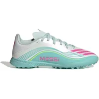 adidas F50 Messi League TF Kinder Cloud White/Lucid Pink/Flash Aqua 37 1/3