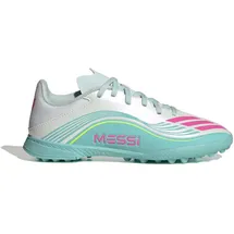 adidas F50 Messi League TF Kinder Cloud White/Lucid Pink/Flash Aqua 37 1/3